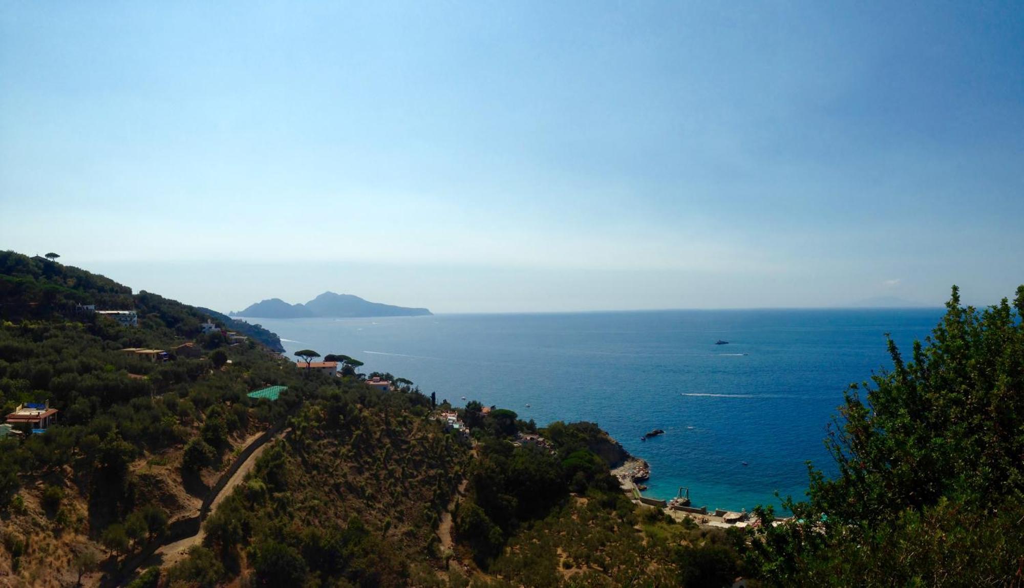 Bilocale Panoramico “Lo Sguardo” Apartment Massa Lubrense Luaran gambar